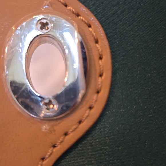 Coach Turn Lock Mini Crossbody Hunter Green Blue Tag Excellent Condition - Picture 5 of 13